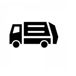 ゴミ収集車のイラスト